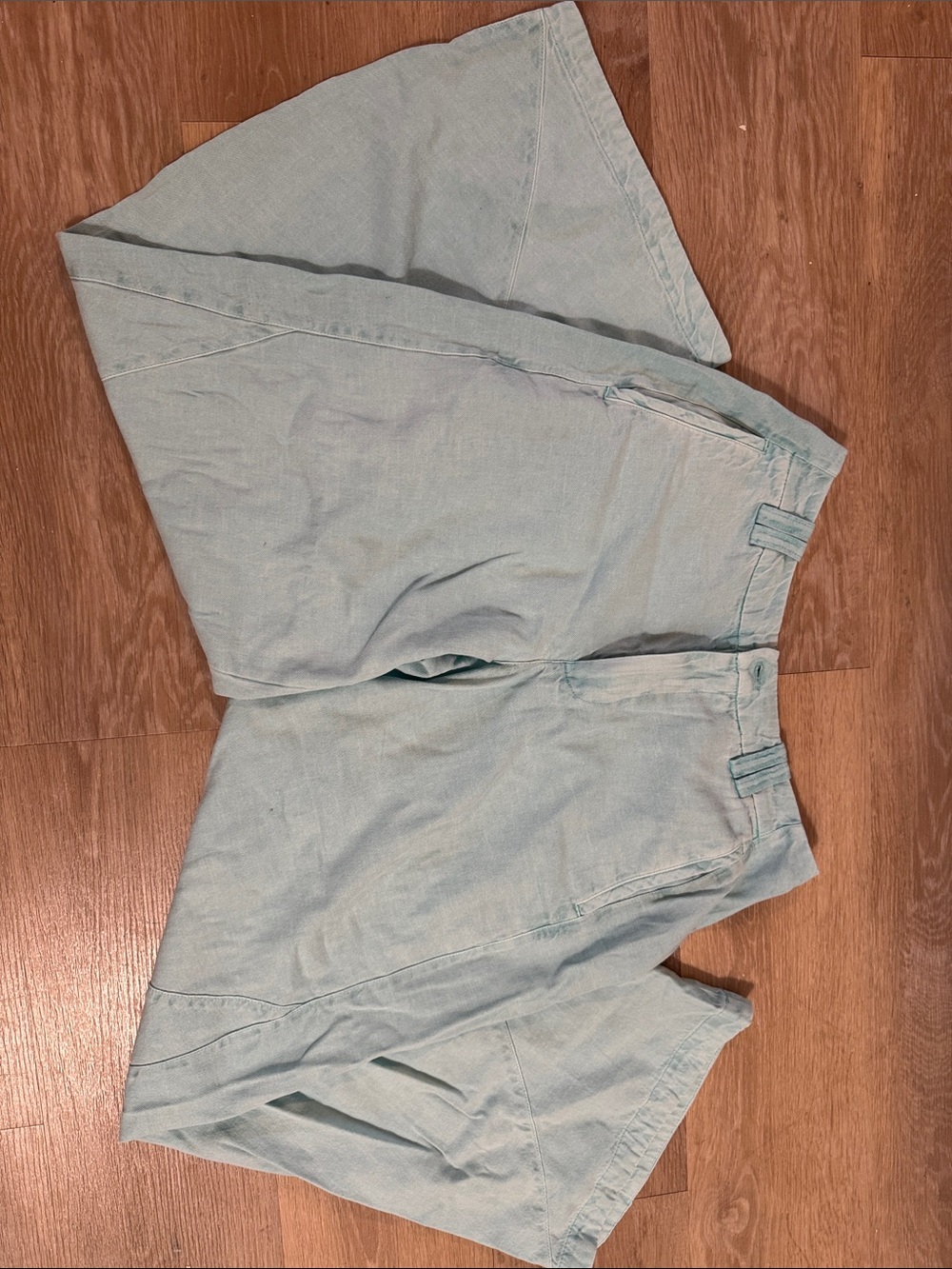 Free people pants Spotlight Washed Barrel Chino Trousers - Picture 6 of 7